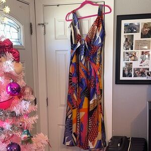 Live 4 Truth Multicolor Abstract Maxi Dress